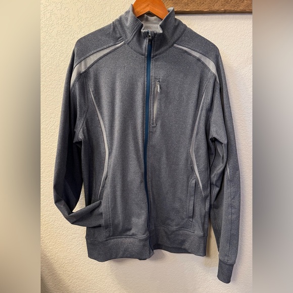 Lululemon Athletica Gray Performance Jacket with Quarter-Zip - Picture 1 of 16